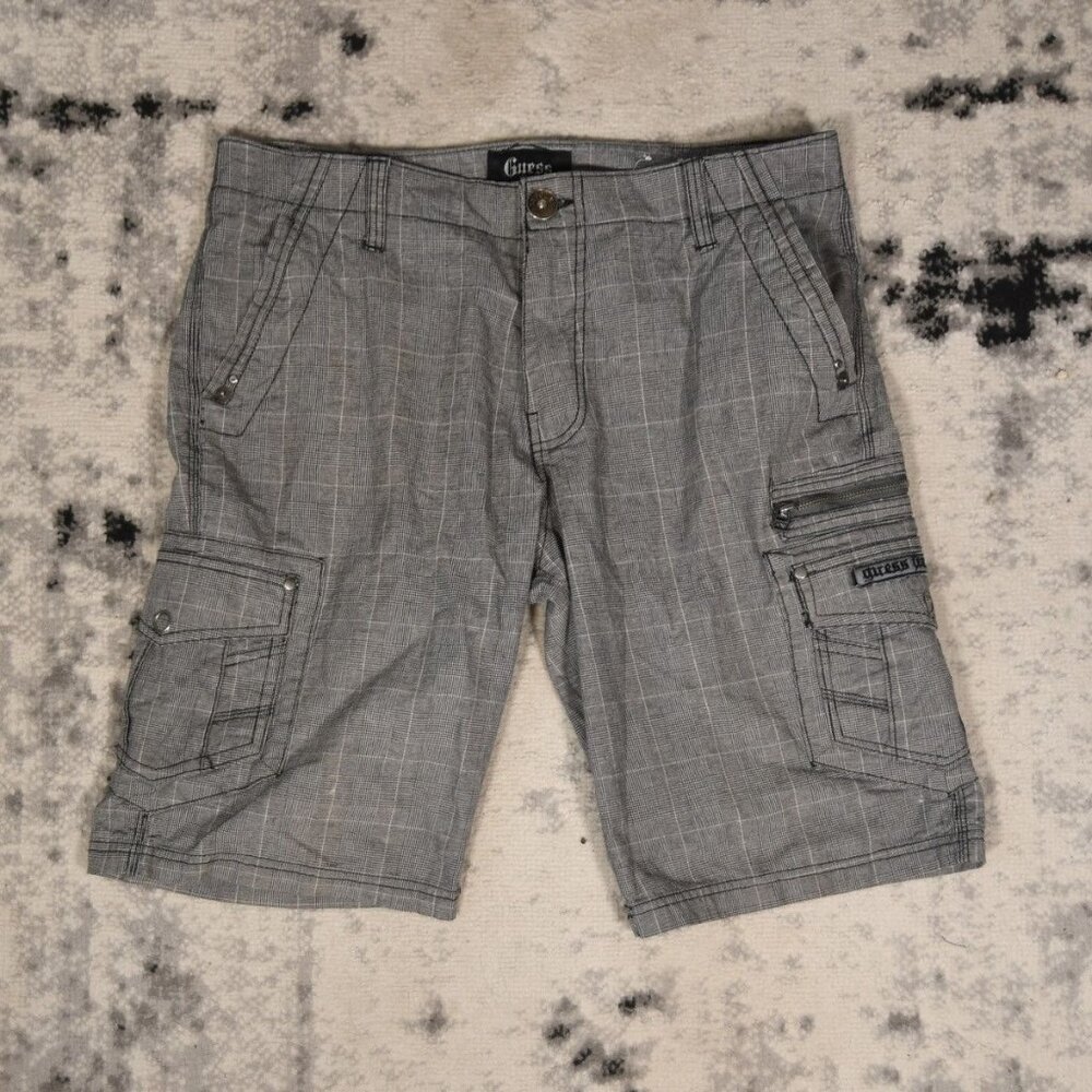 Y2K Guess Checkered Shorts